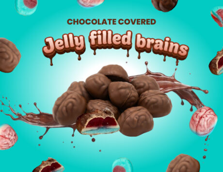 Chocolate Covered Jelly Filled Brains