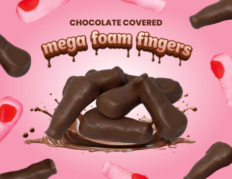 Chocolate Covered Mega Foam Fingers